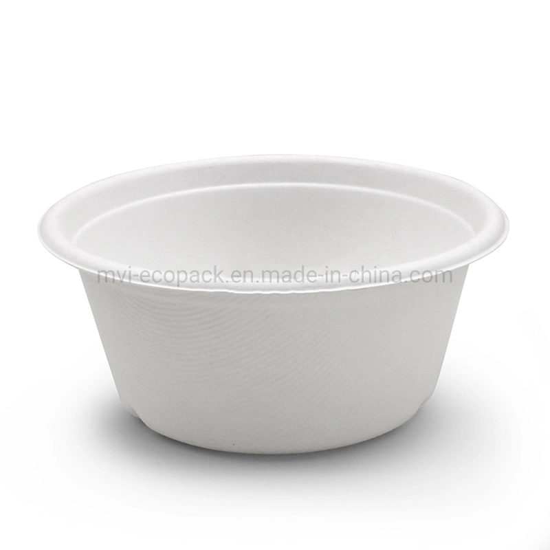 Biodegradable Sugarcane Bagasse Dinner Bowl Eco Compostable Salad Bowl Disposable Takeaway Bowl